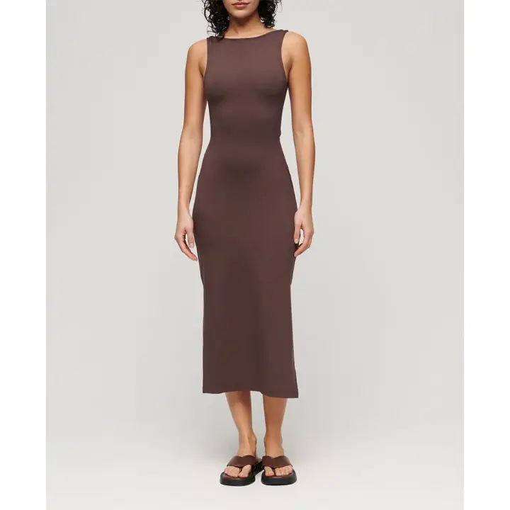 Superdry Vestido Midi Sin Mangas Twist Back - 1