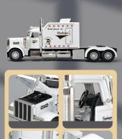 Peterbilt 389 Camión De Juguetes De Aleación 1:24 Con Sonido Y Luz Control De Ruedas Para Niños Regalo De Cumpleaños Coleccionable De Vehículos Metal - details 6