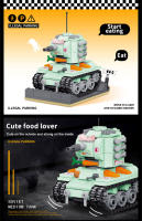 Kit De Tanque Militar Micro 3D DIY Bloques De Construcción Auto-Lock Para Jóvenes Adultos Material ABS Juguete De Artesanía Para Niños - details 9