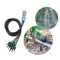 Kit De Riego Automático Para Jardín 10 Piezas Regadímetros Arco Irrigación Eficiente Para Invernadero Macetas Dispositivo De Riego Ahorro De Agua - details 7