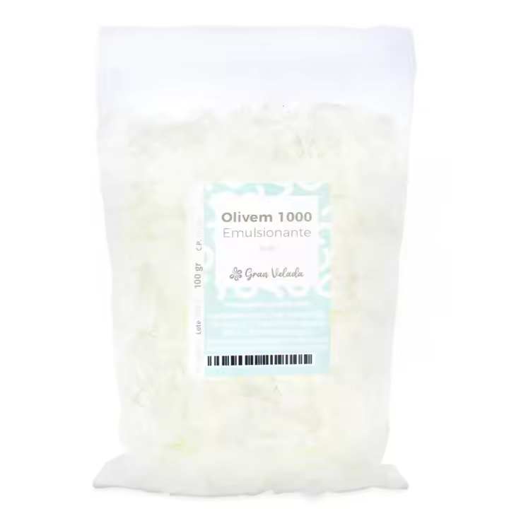 Emulsionante Olivem 1000 | Cera en Escamas Natural para Cremas y Maquillajes, Autoemulsionante en Agua y Aceite, Restaura la Barrera Cutánea, Ideal para Cosmética. - 1