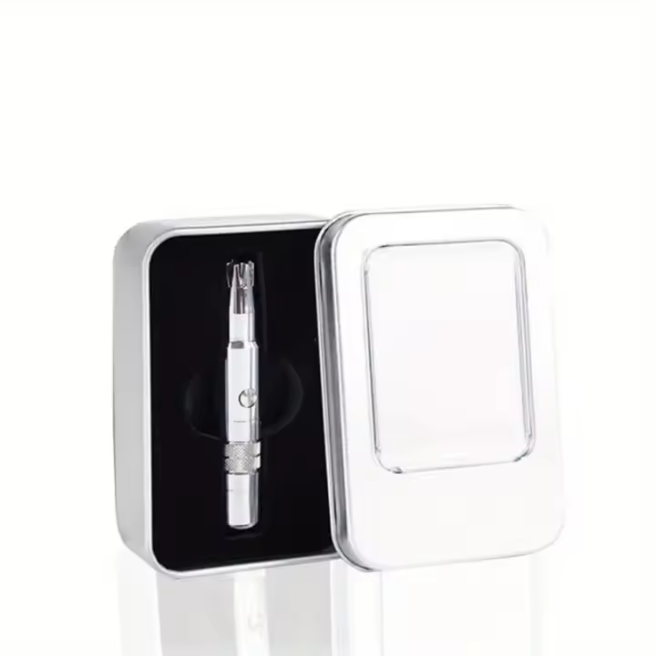 Afeitadora Manual Mini Para Nariz Y Orejas De Acero Inoxidable Corte De Pelo Clipper Eliminación De Vello En La Nariz Y En Las Orejas - 1