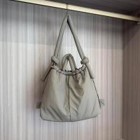 Bolso De Hombro Para Mujer Casual De Nylon Vintage Padded Soft Puffer Gran Capacidad Tote Bag Cierre De Cremallera Unisex - details 5