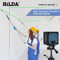 Nivel Laser HILDA 2 Líneas Recargable Por USB Mini Nivel Laser Auto Nivelado Con Láser Verde Rayos Horizontales Y Verticales - details 14