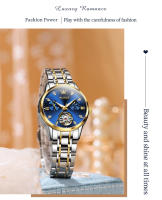 Reloj De Mujer OLEVS6608 Estilo Turbillón Lujo Automático Resistente Al Agua Luminoso De Acero Inoxidable Reloj De Mano Auto-Bobinado - details 8