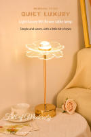 Lámpara De Mesa Retro Dorada Con Mariposa De Acrílico Luz De Noche LED Para Decoración De Habitación Y Sala De Estar Luz De Lectura Ajustable Con Botón De Presión - details 5