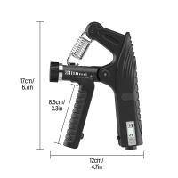 Aguja De Fuerza De Mano Con Contador De Ajuste 10-120kg Ejercitador De Muñeca Y Brazo Expansor De Dedos Para Bodybuilding Entrenamiento De Músculos De Los Brazos Y Manos - details 6