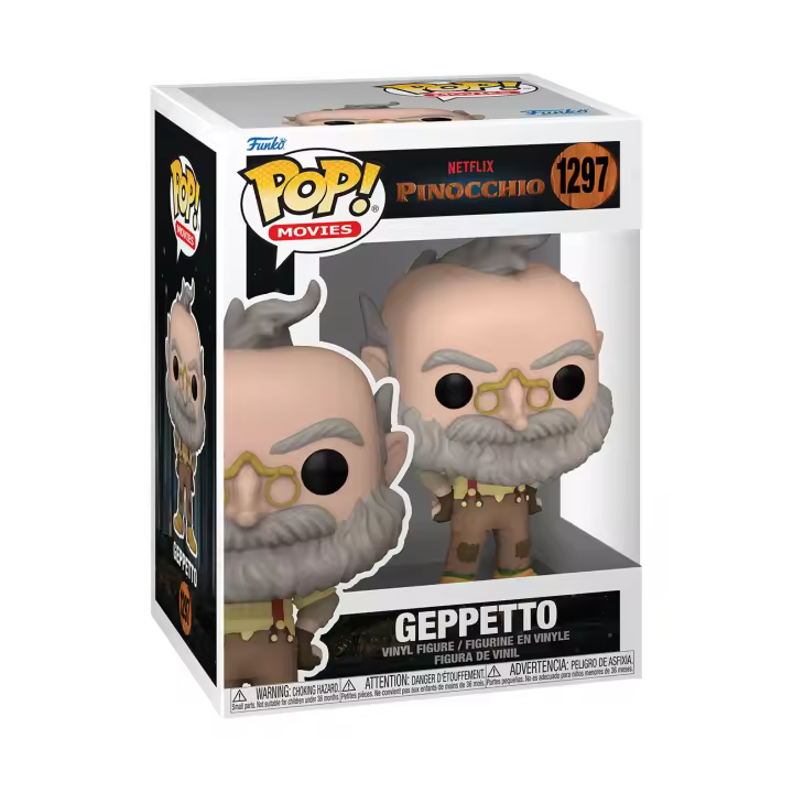 Funko Pop Geppeto Pinocchio Netflix 9 cm Original - 1