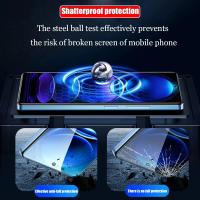 Protector De Pantalla De Vidrio Templado Para Samsung Galaxy A35 A54 A13 A53 A52 A12 A22 A33 A32 A06 A52S A73 A05 A04 A55 A14 C55 M55 Pack De 5 Piezas Anti-Arrugas Y Anti-Rasguños HD Film - details 2