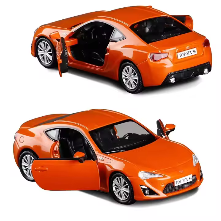 MaKeda1:36 Modelo De Coche Escala TOYOTA GT86 En Aleación De Metal Juguetes Para Coleccionistas Y Niños Adornos De Exhibición - 1