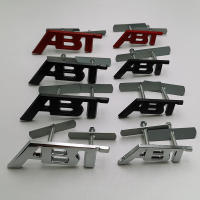 Emblema De Coche ABT Logo 3D Plata Cromada Negra Adorno De Rejilla Delantero Material Metálico Peso 53g Personalizable - details 0