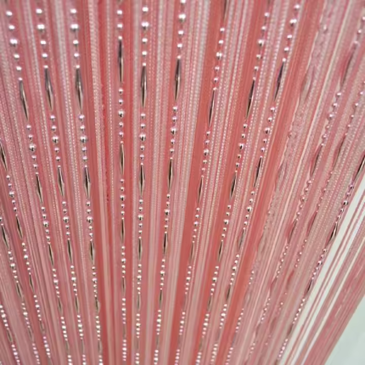 Divisor De Habitaciones De Vidrio Con Linterna Y Cuentas Hermoso Cadena De Gotas De Lluvia Para Decoración Del Hogar Cortina De Puerta - 1