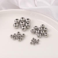 Bolas De Acero Inoxidable De Alta Calidad Para Fabricación De Joyas Espaciadoras Sueltas Para DIY Pulseras Collares Venta Al Por Mayor - details 8