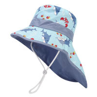 Nueva Gorra De Pescador Panama Para Bebés Con Protección Solar Y Estilo De Playa Ajustable Para Niños Y Niñas Cartoon Cuidado Del Ambiente Material De Algodón Sombrilla Ancha Para Exteriores - details 4