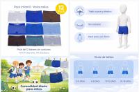 UOMO Pack 12 Bóxers Niño Microfibra Sin Costuras, Calzoncillos Infantiles Elásticos, Ropa Interior Suave 2-14 Años - details 1