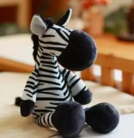Muñeco De Peluche De 25cm Kawaii Con Animales Del Bosque León Tigre Elefante Mono Zorro Juguetes Para Dormir De Peluche Realistas Para Niños - details 33