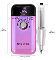 Máquina De Uñas Eléctrica Recargable 45000RPM Profesional Para Esmaltes De Gel Y Manicura Portátil Herramienta De Archivo De Uñas - details 8