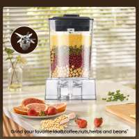 Batidora 2 en 1, 6000W Profesional Licuadora de 2.5 L sin BPA, 9 Velocidades, Licuadoras para Zumos y Batidos, Blender Licuadoras para Zumos, Batidos, Verduras, Frutas (black) - details 3