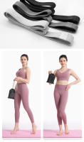 AOLIKES Set De 3 Piezas De Banda De Resistencia Larga Unisex Para Yoga Y Fitness Anillos Elásticos De Cadera Y Pecho Para Ejercicios De Agachamiento Y Levantamiento De Peso Equipo De Gimnasio - details 16