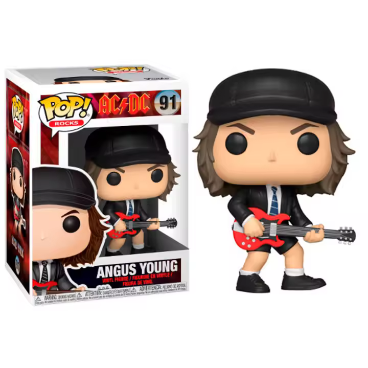 Funko Angus Young  Ac/DC Ac DC rock musica Funko Pop 91 - 1