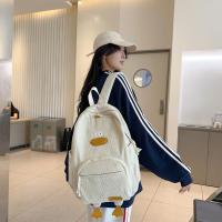Nueva Mochila De Pato Cartoon Diseñadora Para Viajes Mochila Universitaria Versátil Para Mujeres Estudiantes Coreana Edición Mochila Escolar Para Niñas - details 5