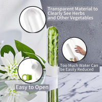 Contenedor De Almacenamiento Para Hierbas Frescas Herb Saver Guardia De Vainilla Preservación De Verduras Para Nevera Y Cocina - details 3