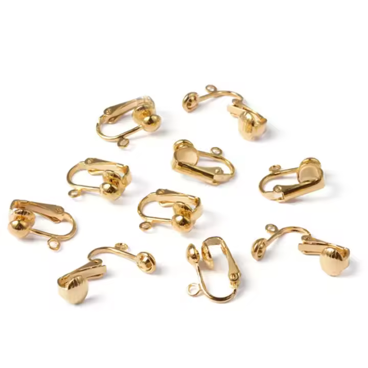 5Pares De Convertidores De Aretes Con Anillo Fácil Para DIY Aretes Y Girar Cualquier Joyas En Clavos O Tatuajes En Clip En HK189 - 1