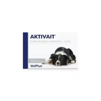 Vetnova AKTIVAIT para Perros Mayores, 60 Comprimidos - Soporte Antioxidante y Cerebral - 1