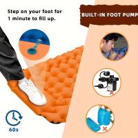 Almohadilla De Dormir Para Camping Inflable Con Bomba Integrada Ultraligera De Viaje Con Apoyo Cabeza Para Senderismo - details 3