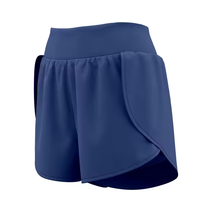 Pantalones cortos deportivos para mujer, antiexposición, con bolsillos laterales, holgados, para correr, fitness, yoga, pantalones cortos finos - 1