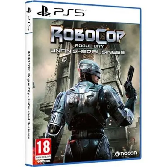 ROBOCOP ROGUE CITY UNFINISHED BUSINESS PS5 PAL ESPAÑA NUEVO FISICO PRECINTADO - Videotec - 1