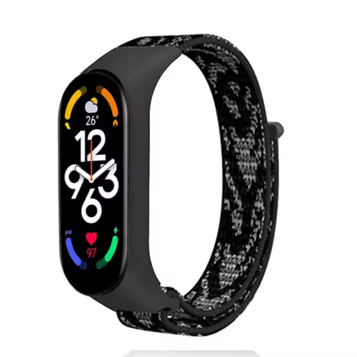 Correa De Nylon Para Xiaomi Mi Band 7-7 NFC Pulsera Deportiva Reemplazo Para Mi Band 6 5 4 3 Accesorios Transpirable Para Mujeres Y Hombres - 1