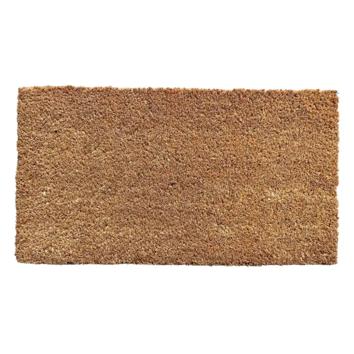 SUELOSPORT - Felpudo de Coco Natural, Resistente y Antideslizante para Interior y Puerta Exterior de Hogar, Oficina, Puertas y Jardín, Liso sin dibujos - 1