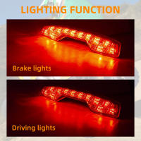 Luz De Freno Trasera LED Para ATV Suzuki LT-R450 LT-R450(Z) LTR450 QUADRACER 2006-2011 Asamblea De Luz De Caudalimetro Material ABS + PC - details 4