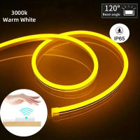 Tira De Lámpara Neón LED Con Sensor De Movimiento Y Interruptor Dimmer Flexible Impermeable Para Decoración Del Hogar Y Exterior Control Remoto - details 9