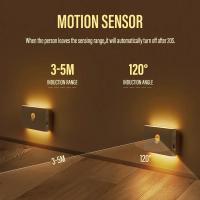 Lámpara De Sución Magnética Inteligente LED Recargable Luz Nocturna Para Pasillo Escalera Dormitorio Sensor De Movimiento Humano - details 17