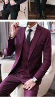 Traje De Boda Italiano Estilo Nuevo 6XL Para Hombre Conjunto De 3 Piezas (Chaleco + Chaqueta + Pantalones) Moda Negocios Formal - details 24