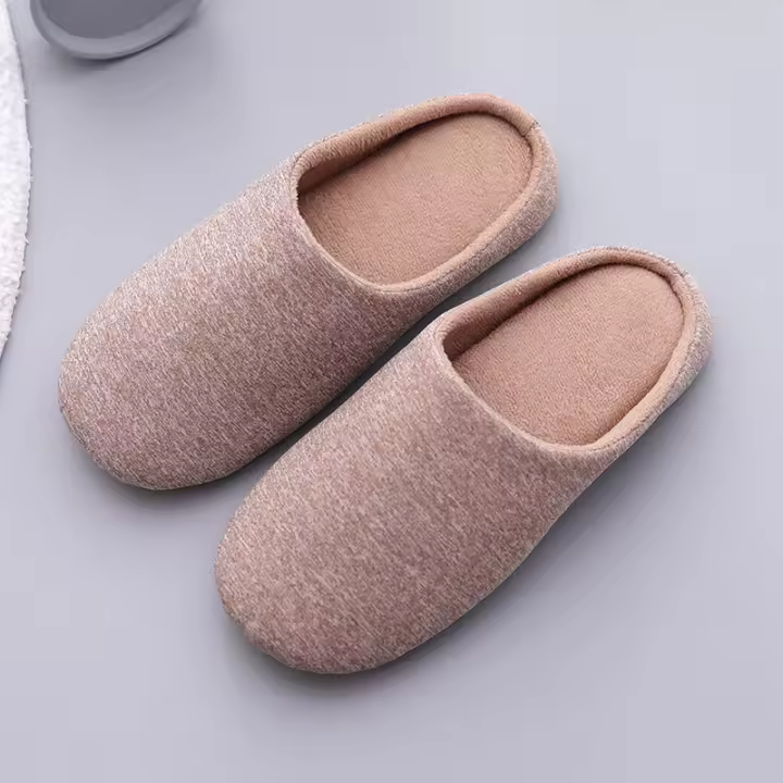 Zapatillas De Casa Japón Para Hombres Y Mujeres Invierno Antideslizantes Suaves No Ruidosas Calientes Interno Falso Gamuza Talla Verdadera - 1