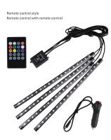 Kit De Luces LED Para Interior De Coche Ambiente Neón RGB Con Control Por App Y Luz De Pieza Accesorios Decorativos Para Automóvil - details 3