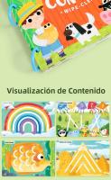 Libro Ocupado Para Bebés Montessori Primer Libro Quieto Juego De Aprendizaje Temprano Para Niños Y Niñas Diseño De Dibujos Animados Reutilizable - details 4