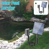 Aerador De Estanque Solar 7V/2.5W Eficiente Oxigenador De Tanque De Peces Con Tubo De Aire Y Piedra De Bolbog Para Estanque De Peces - details 1