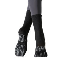 Calcetines De Gimnasio De Algodón Transpirables Para Yoga Y Pilates Antideslizantes Para Mujer Compresión Deporte Con Logo Unisex Personalizable - details 10