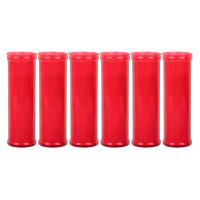 WAI 2 MARKET - Pack de 6, 12, 24 Velones Litúrgicos Blancos, Rojos y Colores Surtido Sin Perfume (190x55mm) – Velones Ecológicos de Larga Duración, Perfectos para Ceremonias, Decoración de Casa, Bodas, Eventos y Ambientes Religiosos, Iluminación Duradera - details 1