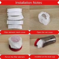 Filtro De Aspiradora Desechable Y Lavable 20pcs Cubierta Protectora De Tela No Tejida Para Aspiradoras Portátiles - details 2