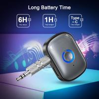 Receptores Bluetooth 5.3, adaptadores Bluetooth aux de 3,5 mm (con función de reducción de ruido), plug - and - play, receptores de audio Bluetooth (con control de volumen), adaptadores Bluetooth para automóviles, sistemas de sonido, altavoces - details 1