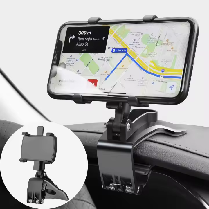 Soporte universal para coche de 360 grados: adecuado para teléfonos inteligentes, tabletas, etc. - 1