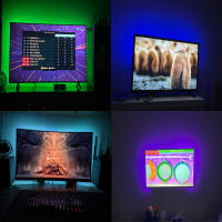 Tiras LED RGB Con Control Remoto Y Aplicación APP Para Decoración De Habitaciones Y TV Modo 5050 No Impermeable SMD Epistar - details 6