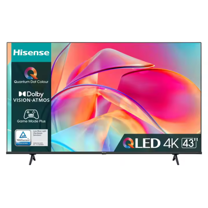TV HISENSE 43E77KQ 43" QLED 4K QUANTUMDOT DOLBY VISION ATMOS - 1