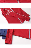 Chaqueta Deportiva De Mujer Con Cierre De Cremallera Y Flecos Secado Rápido Sudadera Para Ejercicio Estilo Slim O-Neck - details 2
