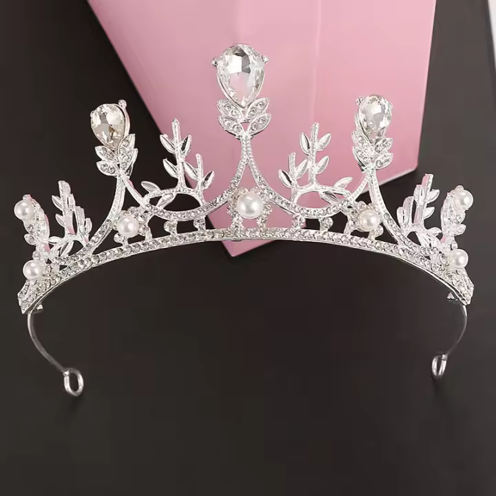 Diadema De Princesa Romántica Con Mariposas Multicolor Para Mujeres Y Niñas Accesorio De Cabello Para Bodas Y Fiestas Corona De Moda Para Promesas - 1
